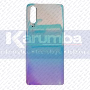 BACK COVER HUAWEI P30 ELE-L29 VETRO POSTERIORE BACKCOVER BIANCO CRYSTAL WHITE