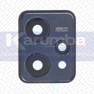 LENTE FOTOCAMERA REALME 9 VETRO VETRINO + CORNICE BEZEL BACK CAM NERO BLACK