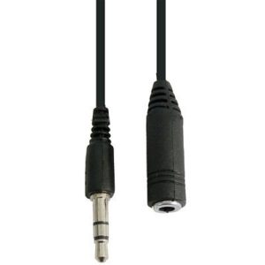 CAVO STEREO JACK 3,5 MM M/F 3.0MT NERO ESTENSIONE PROLUNGA AUDIO HIGH QUALITY