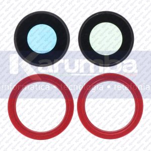 LENTE FOTOCAMERA APPLE IPHONE 13 E 13 MINI BACK CAMERA BEZEL CORNICE RED ROSSO