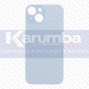 BACK COVER APPLE IPHONE 15 VETRO COPRIBATTERIA SCOCCA BACKCOVER BLU BLUE