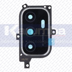 LENTE FOTOCAMERA OPPO A53S CPH2135 VETRINO CAMERA LENS + CORNICE  BEZEL BLU BLU