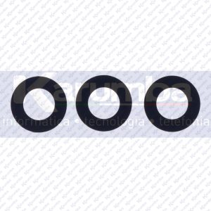 LENTE FOTOCAMERA SAMSUNG GALAXY A05S VETRO VETRINO BIADESIVO NERO BLACK LENS