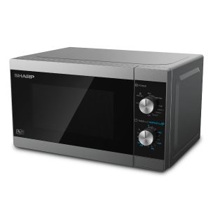 FORNO A MICROONDE DIGITALE SHARP YC-MG01E-S 20LT 1000WATT ACCIAIO GRILL DEFROST