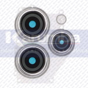 LENTE FOTOCAMERA XIAOMI REDMI 12 BACK CAMERA CORNICE LENS + FRAME SILVER GRIGIO