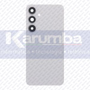 BACK COVER SAMSUNG GALAXY S24+ COPERCHIO LENTE CAMERA COPRIBATTERIA MARBLE GRAY