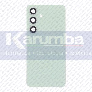 BACK COVER SAMSUNG GALAXY S24 COPERCHIO LENTE CAMERA COPRIBATTERIA JADE GREEN