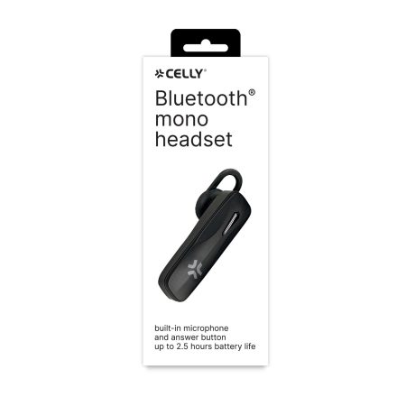AURICOLARI BLUETOOTH CELLY MONO BH10 EDR CUFFIA SINGOLA NERO BLACK