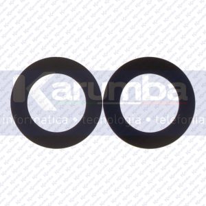 LENTE FOTOCAMERA SAMSUNG GALAXY Z FLIP 6 F741 KIT VETRO VETRINO LENS NERO BLACK