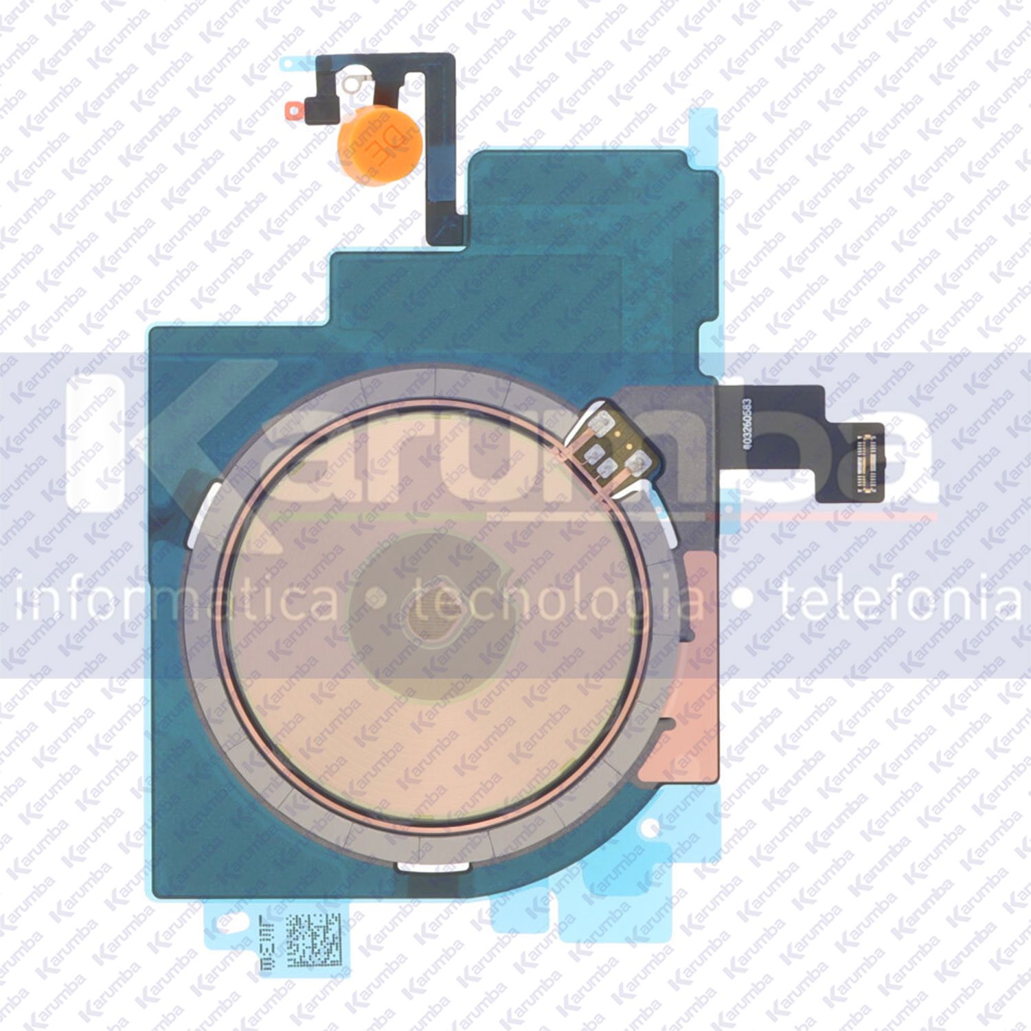 FLAT FLEX APPLE IPHONE 16 NFC WIRELESS CHIP CHARGER CARICA ANTENNA CHIP