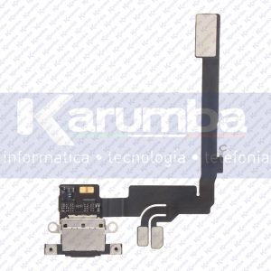 FLAT FLEX APPLE IPHONE 16 PRO CONNETTORE CARICA DOCK MIC BLACK TITANIUM NERO