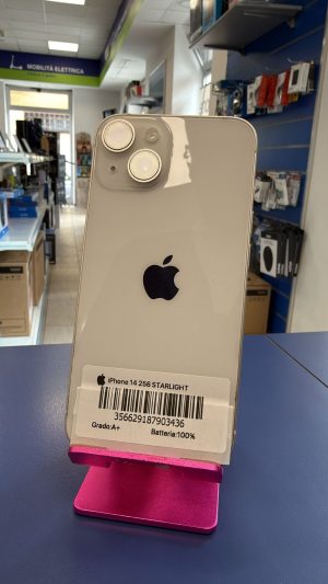 CELLULARE APPLE IPHONE 14 256GB RICONDIZIONATO BIANCO
