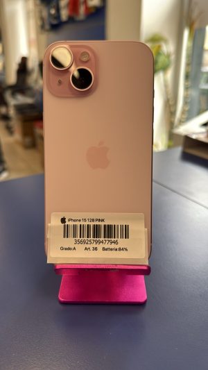 CELLULARE APPLE IPHONE 15 128GB RICONDIZIONATO ROSA