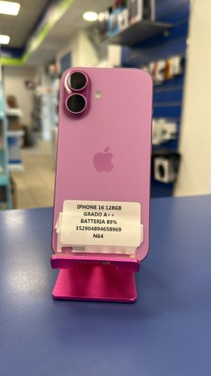 CELLULARE APPLE IPHONE 16 128 USATO