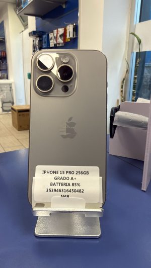 CELLULARE APPLE IPHONE 15 PRO 256GB USATO