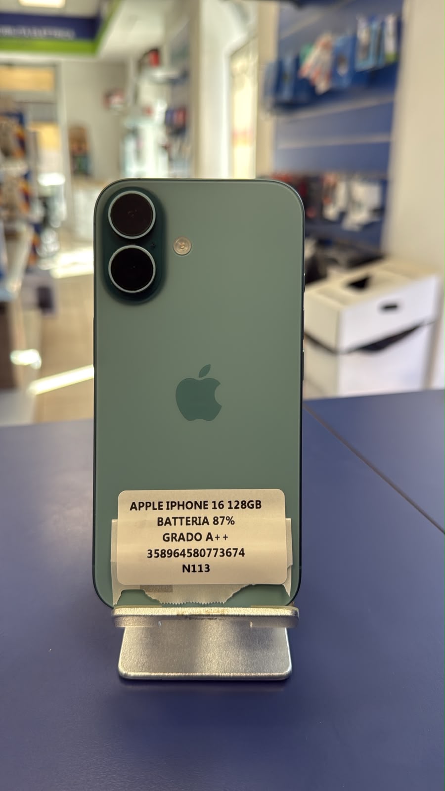 CELLULARE APPLE IPHONE 16 128GB USATO