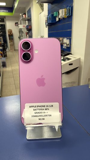 CELLULARE APPLE IPHONE 16 128GB USATO